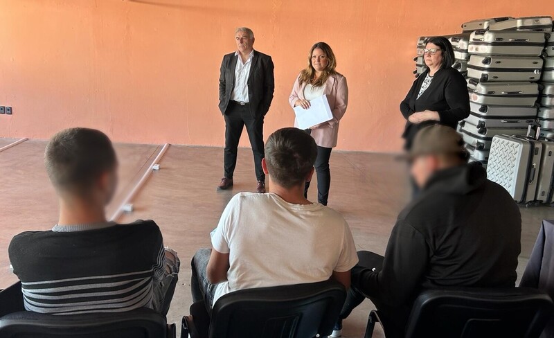 Jóvenes en la entrega de certificados