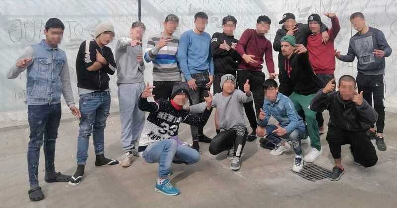 Kung Fu Ombijam  con jóvenes de los dos Centros