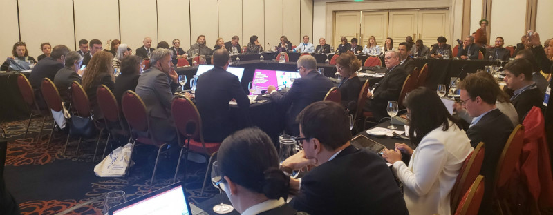 Participantes de la conferencia