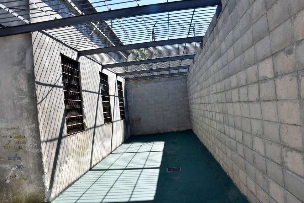 Patio de uno de los centros